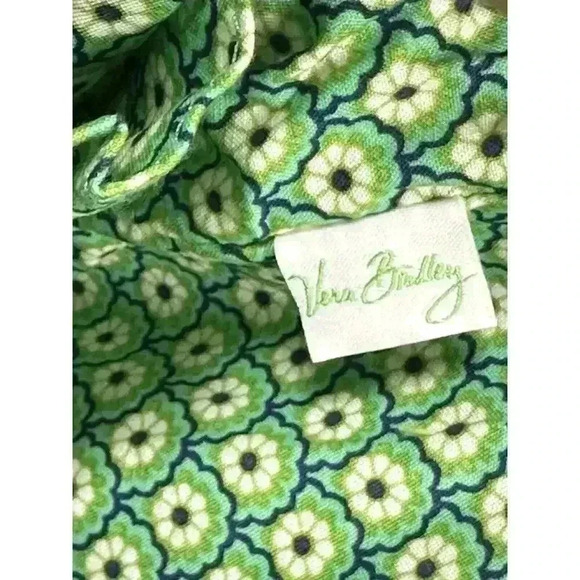 Vera Bradley Blue Rhapsody Green and Blue Paisley Frame Bag - Picture 4 of 9